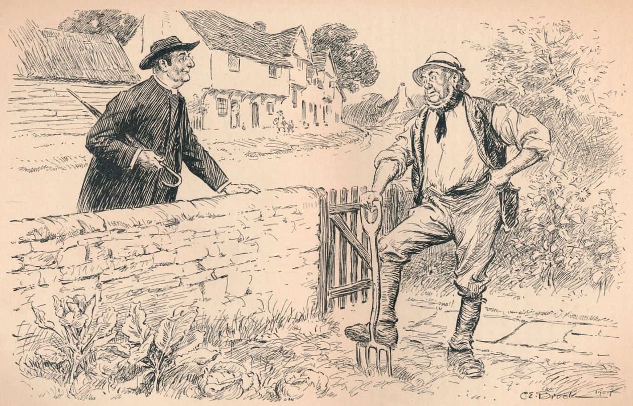 A vikárius, 1909 alkotó: Charles Edmund Brock