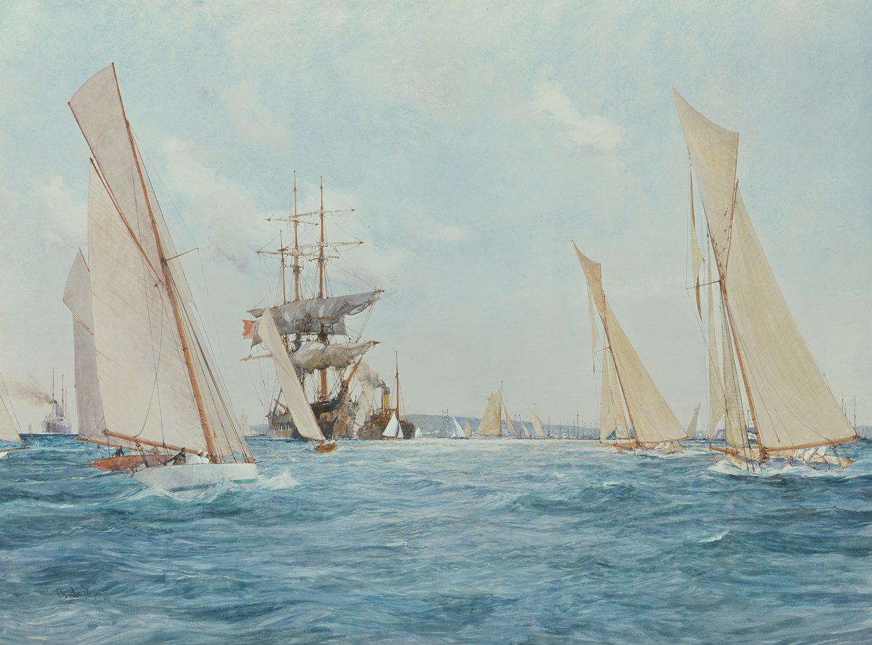Egy Yacht verseny alkotó: Charles Edward Dixon