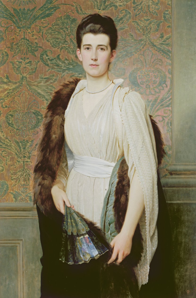 Női portré alkotó: Charles Edward Perugini