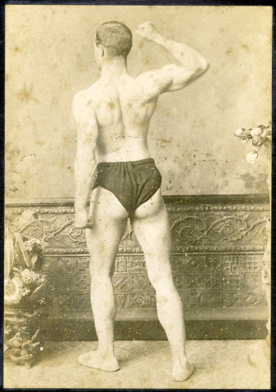 Erősember portréja, 1890 körül alkotó: Charles Eisenmann