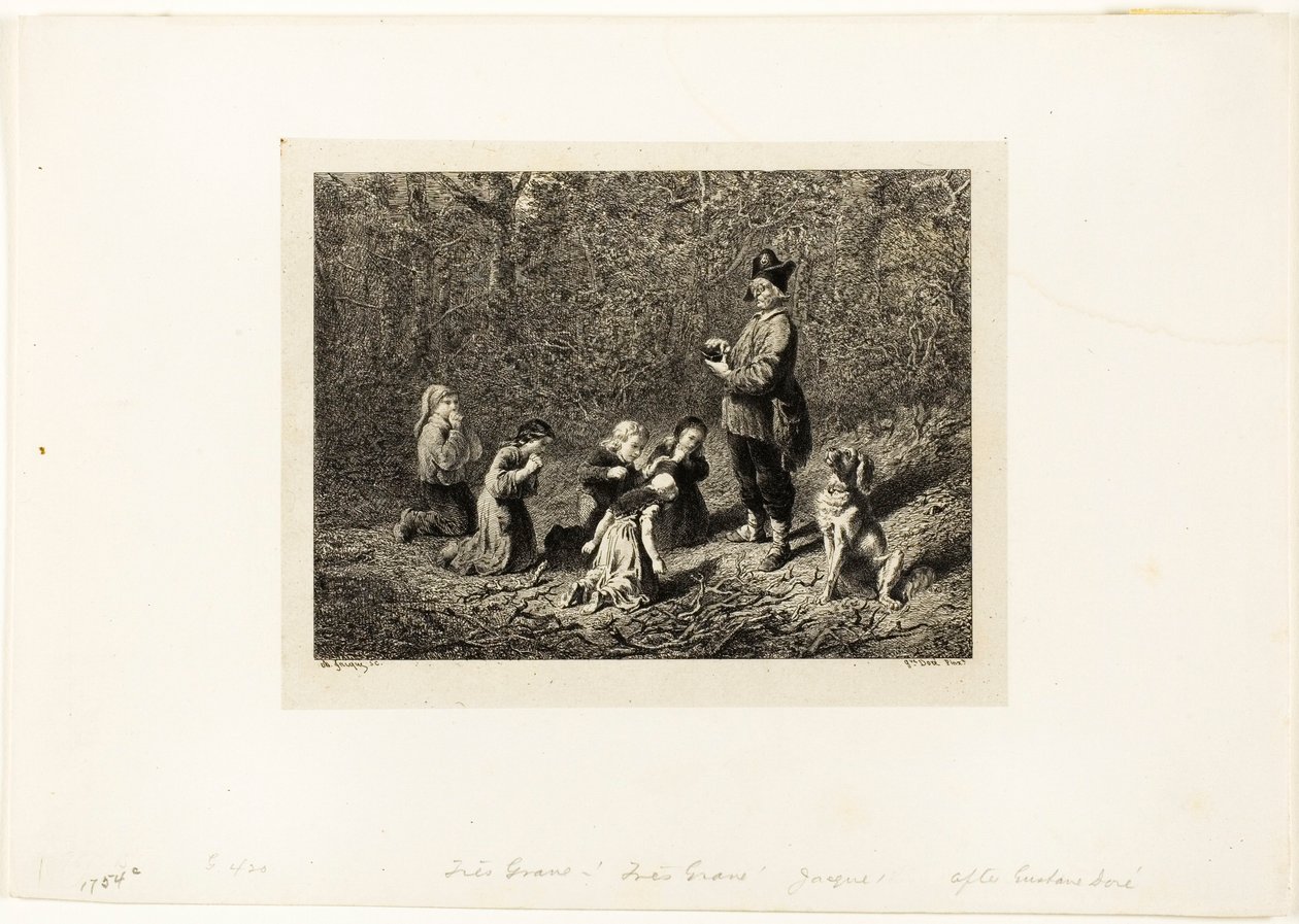 Szigorú! Szigorú! Nagyon komoly! alkotó: Charles Emile Jacque