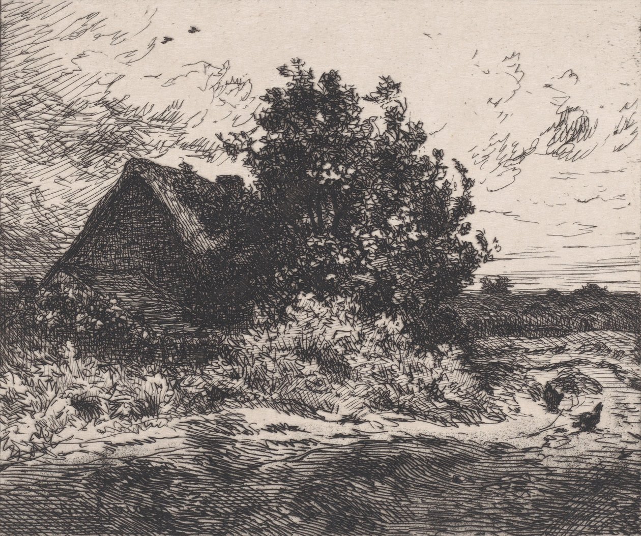 A Bush Kercassier, kb. 1875-80. alkotó: Charles Emile Jacque