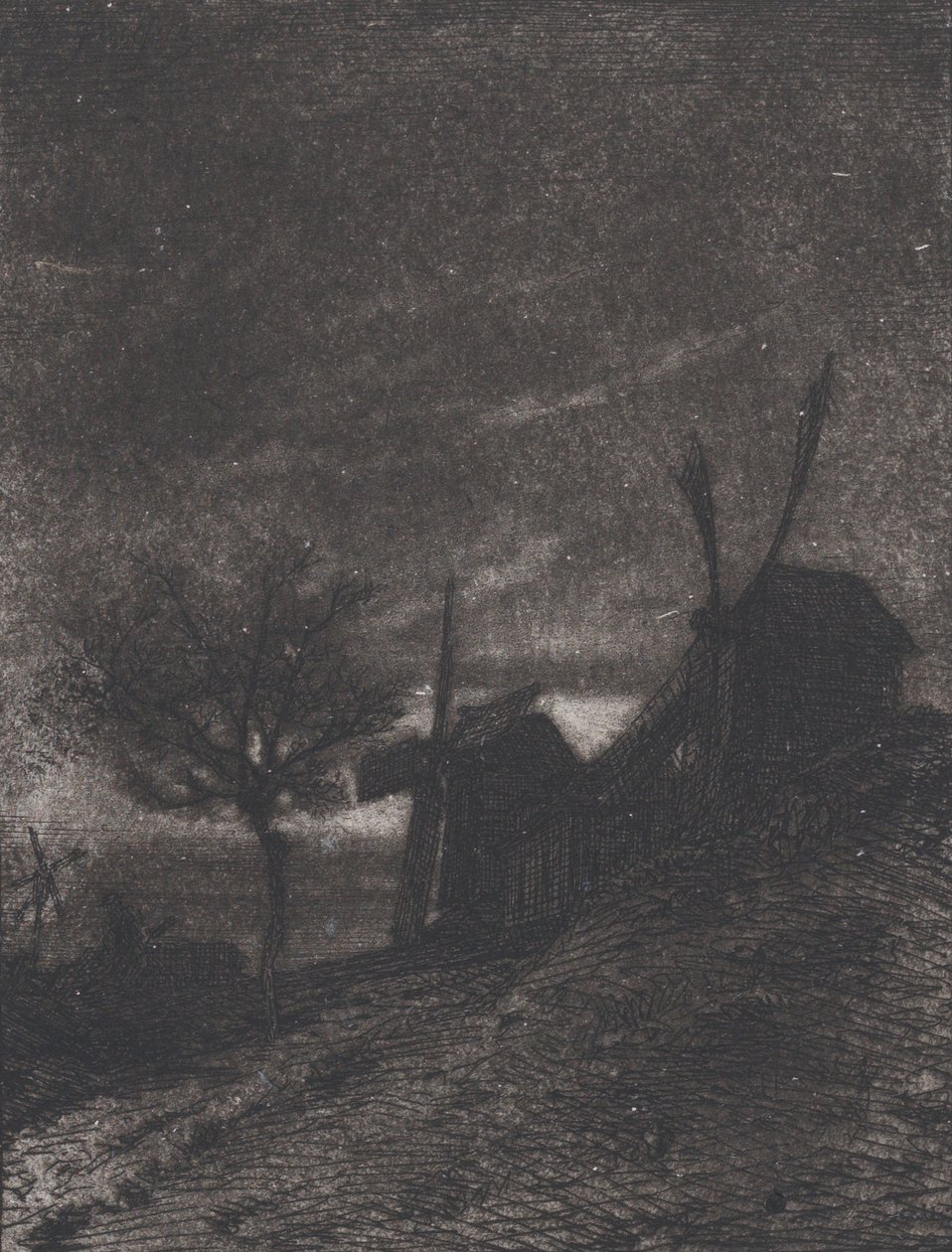 Malmok Montmartre-ban, 1846. alkotó: Charles Emile Jacque