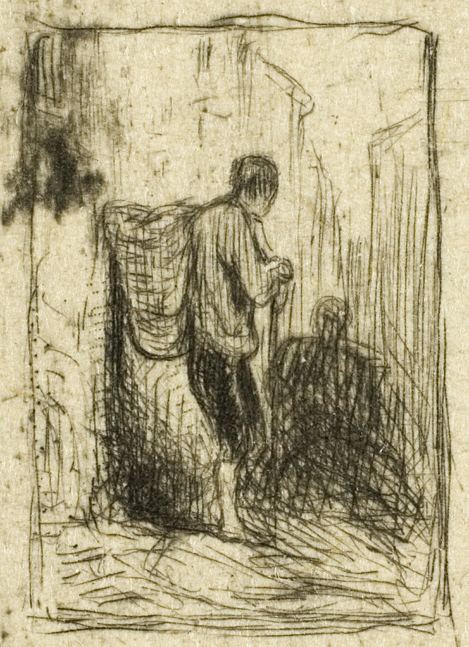 Rongyszedő alkotó: Charles Emile Jacque