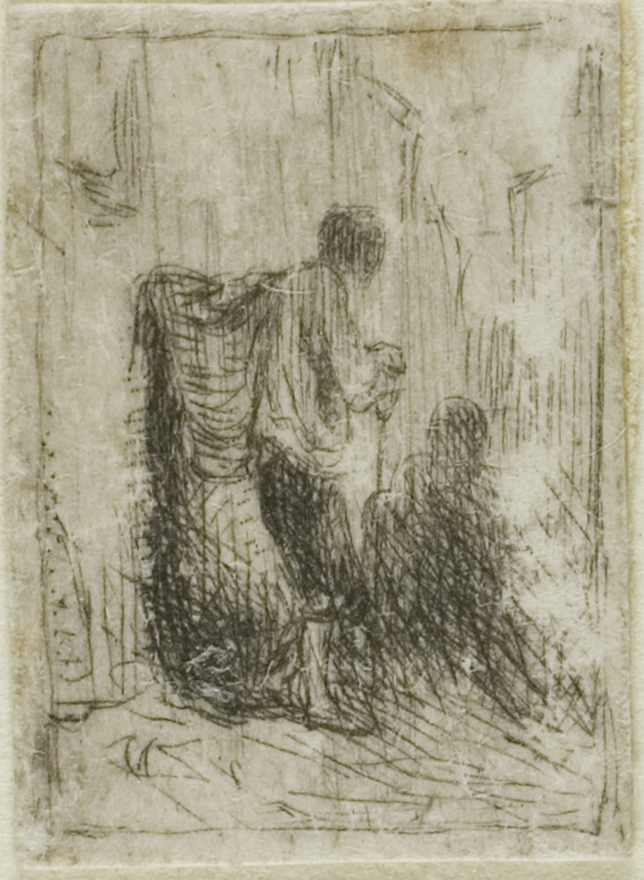 Rongyszedő alkotó: Charles Emile Jacque