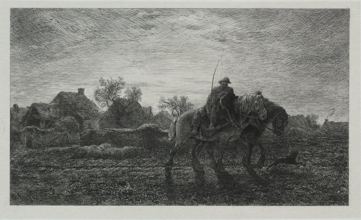 A reggel. alkotó: Charles Emile Jacque