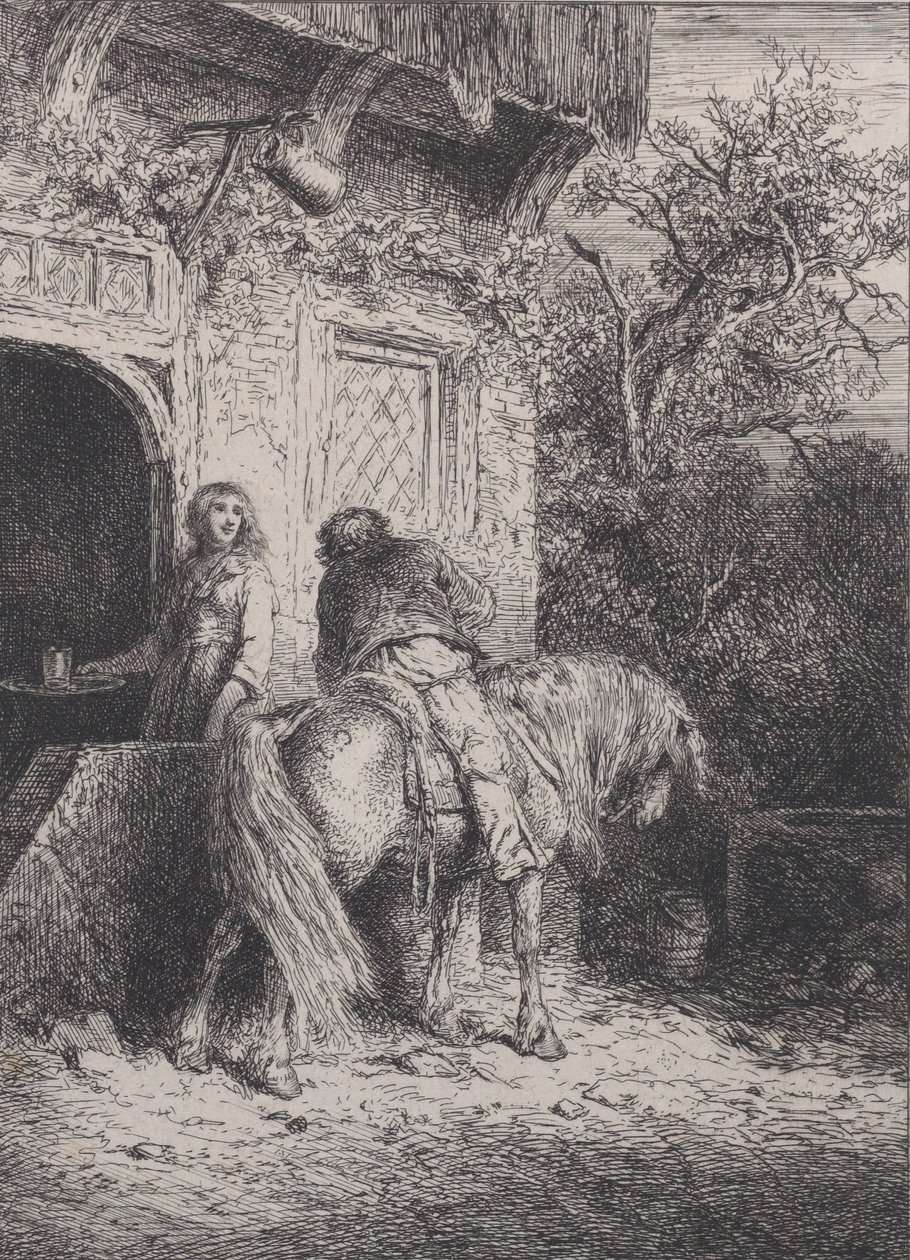 A lovas, kb. 1845. alkotó: Charles Emile Jacque