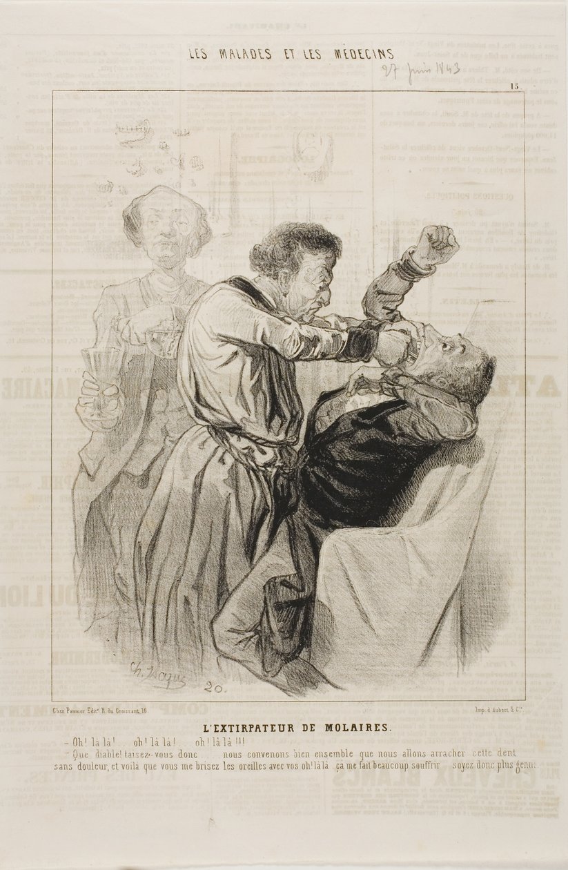 A foghúzó (15-ös tábla) alkotó: Charles Emile Jacque