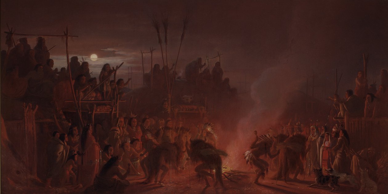 A bölény tánc alkotó: Charles Ferdinand Wimar