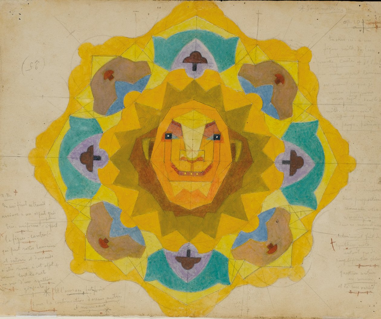 Jelölések Chromatiques, 1900 után alkotó: Charles Filiger