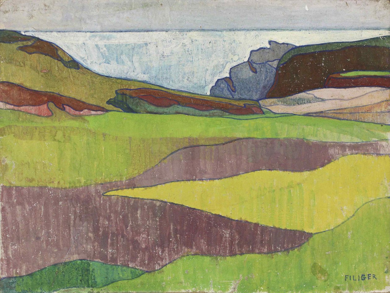Sziklás táj, Le Pouldu, 1891 körül. alkotó: Charles Filiger
