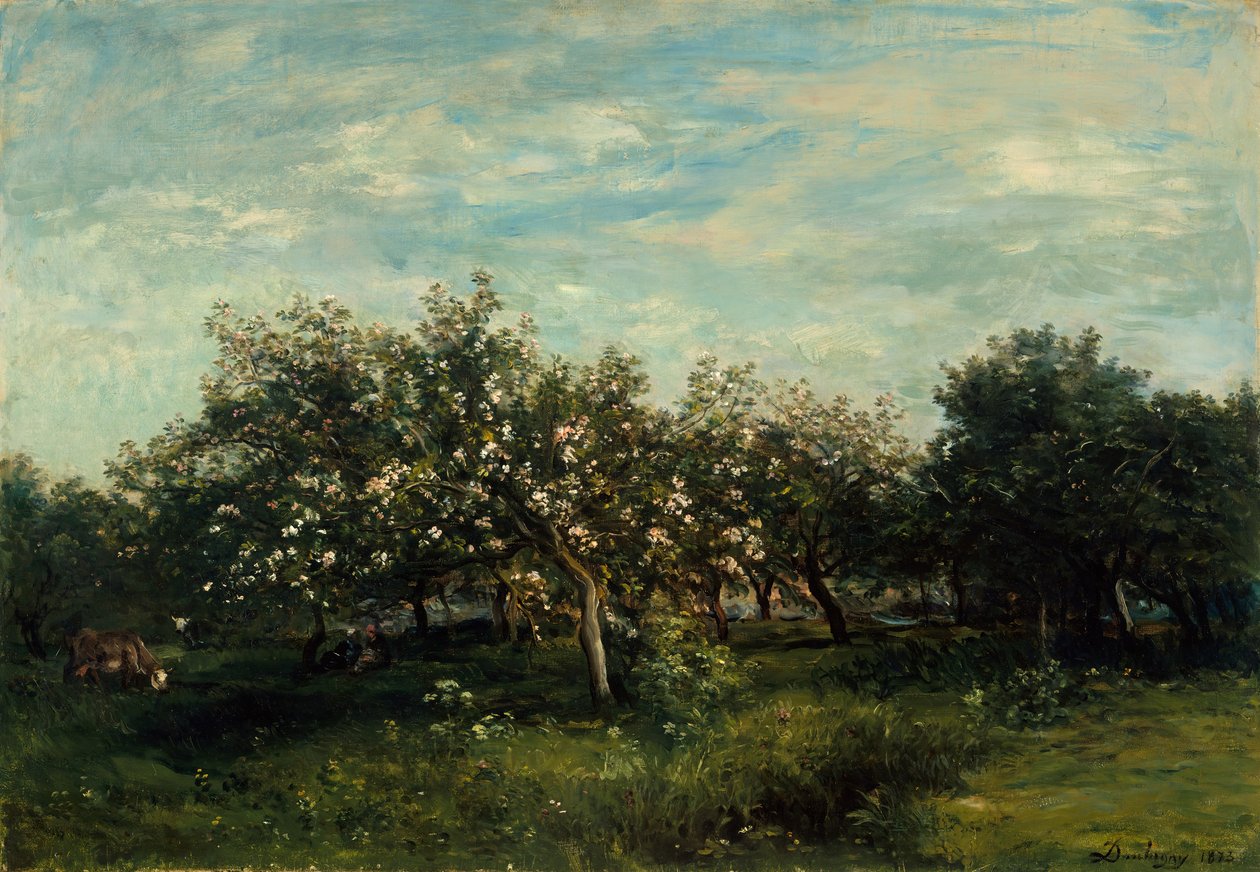 Almavirágok, 1873. alkotó: Charles Francois Daubigny
