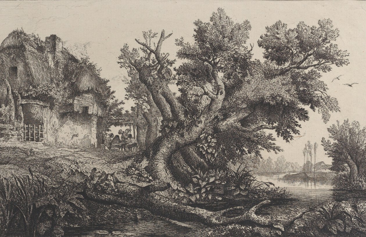 A lugas, 1838. alkotó: Charles Francois Daubigny