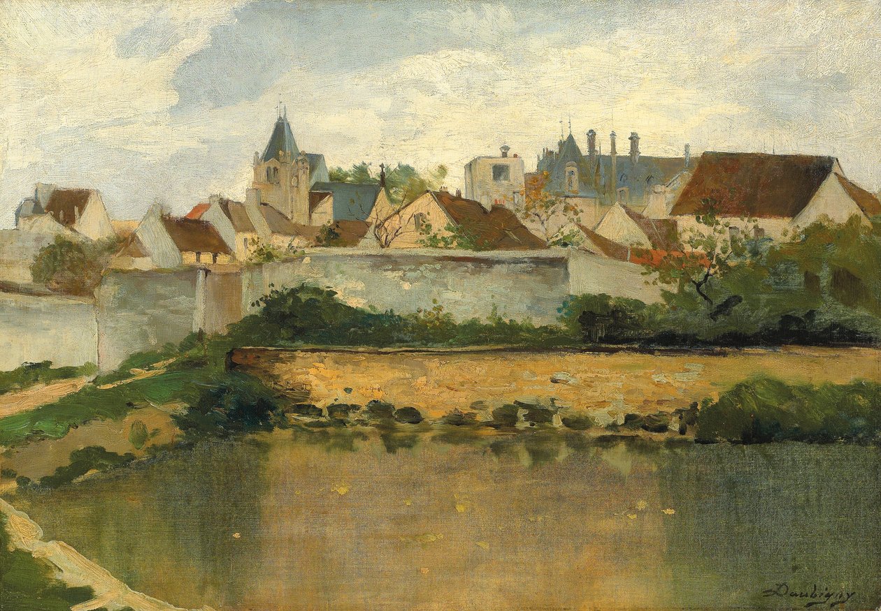 A falu, Auvers-sur-Oise alkotó: Charles Francois Daubigny
