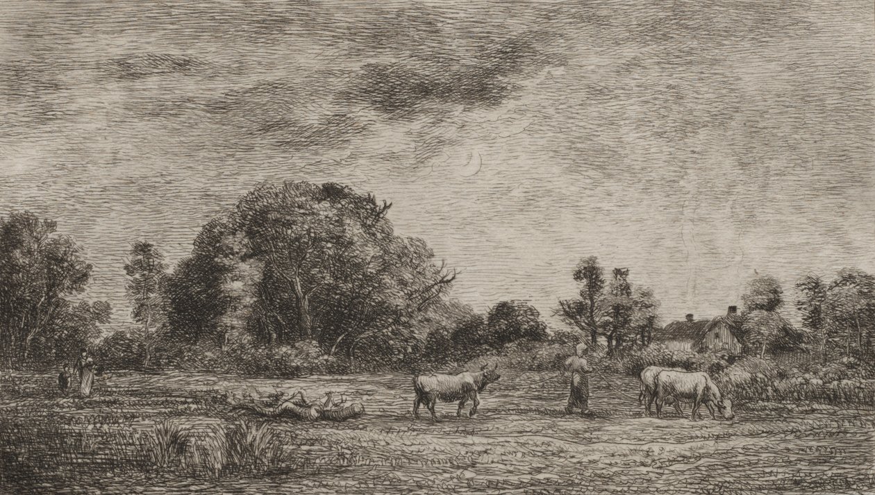 Holdkelte alkotó: Charles Francois Daubigny