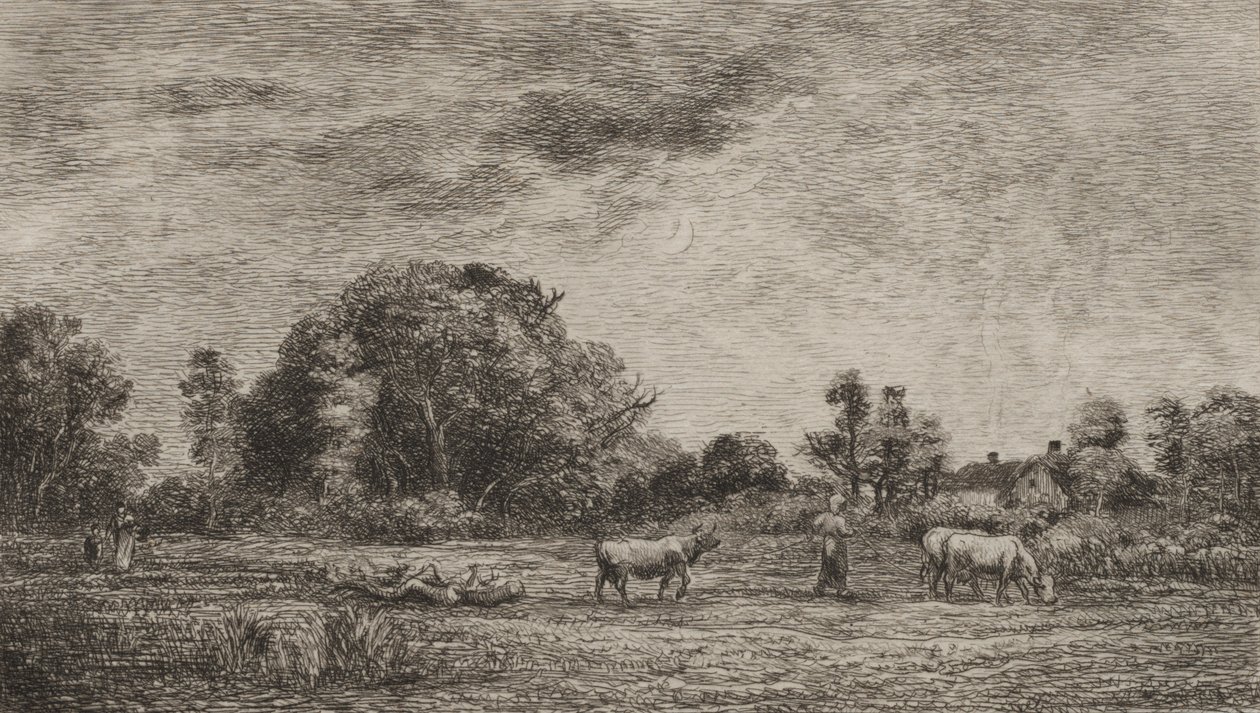 Holdkelte, 1861. alkotó: Charles Francois Daubigny