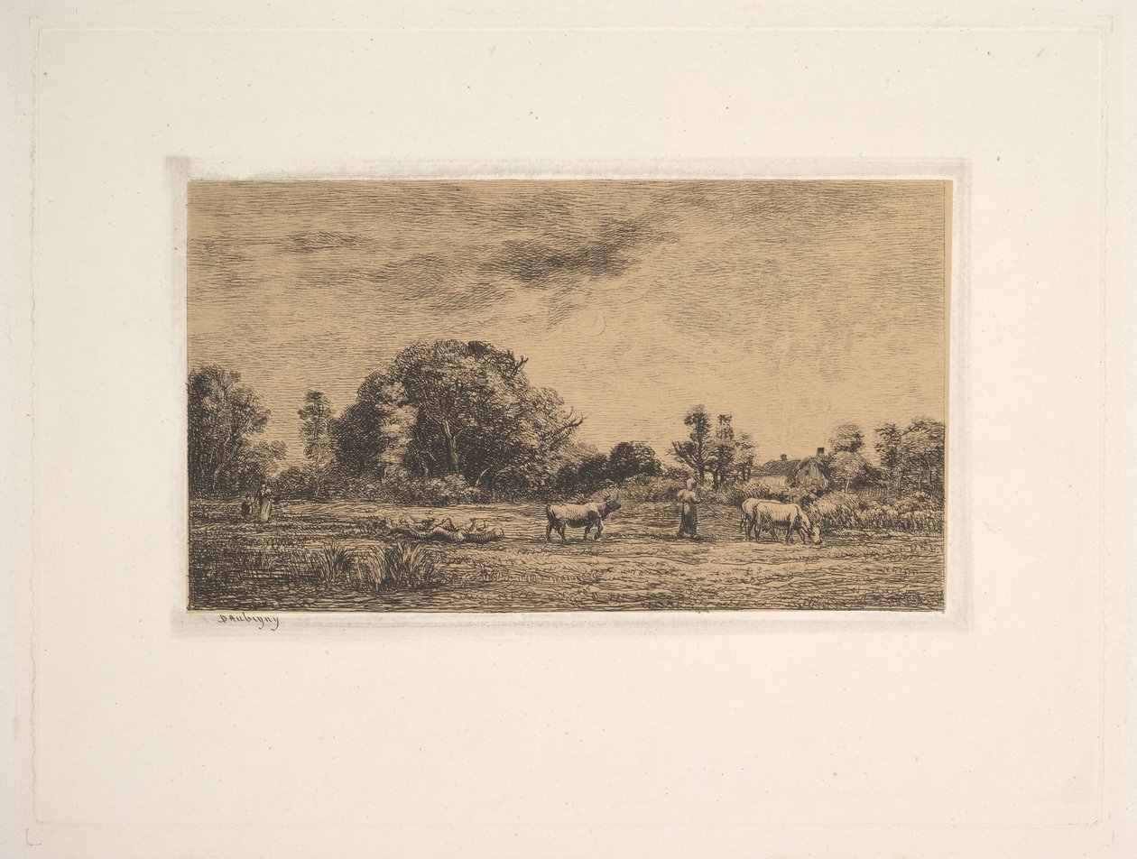 Holdkelte, 1861. alkotó: Charles Francois Daubigny