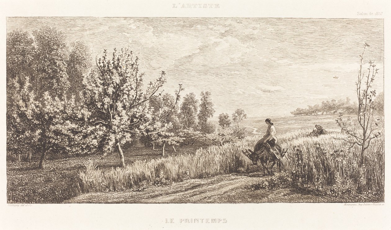 Tavasz alkotó: Charles Francois Daubigny