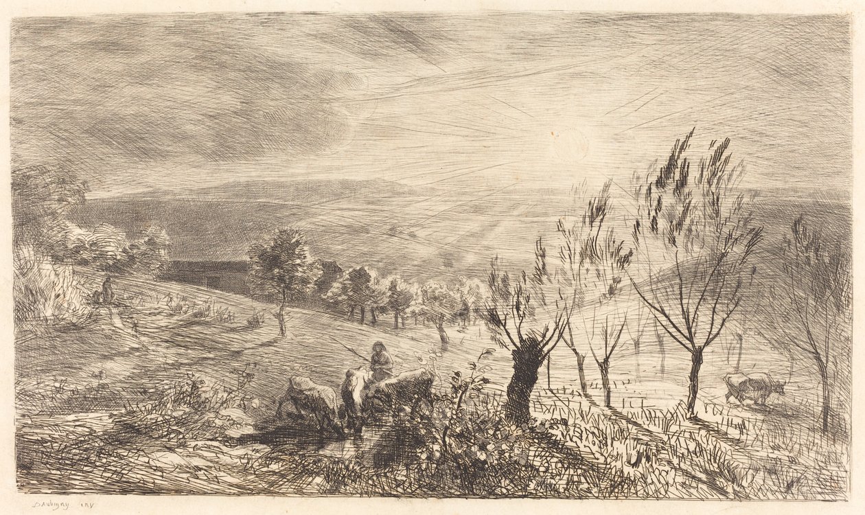Napkelte alkotó: Charles Francois Daubigny
