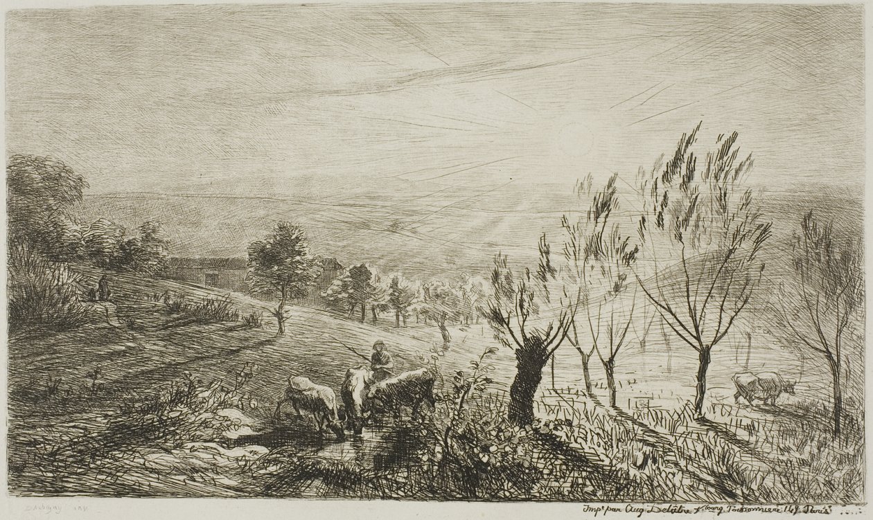 Napkelte alkotó: Charles Francois Daubigny