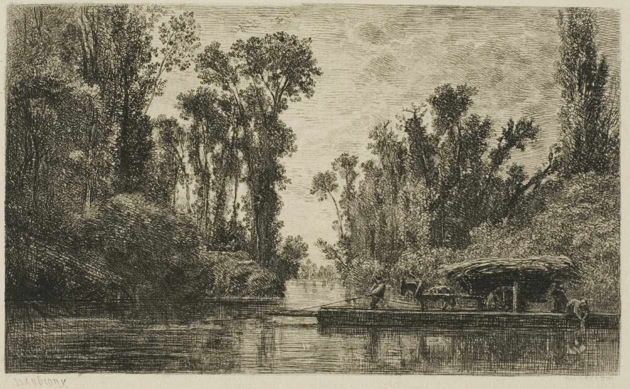 A Bezons komp alkotó: Charles Francois Daubigny