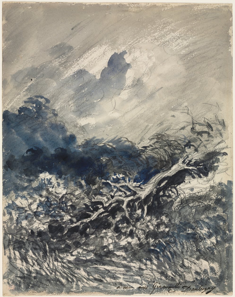 A tölgyfa és a nád alkotó: Charles Francois Daubigny
