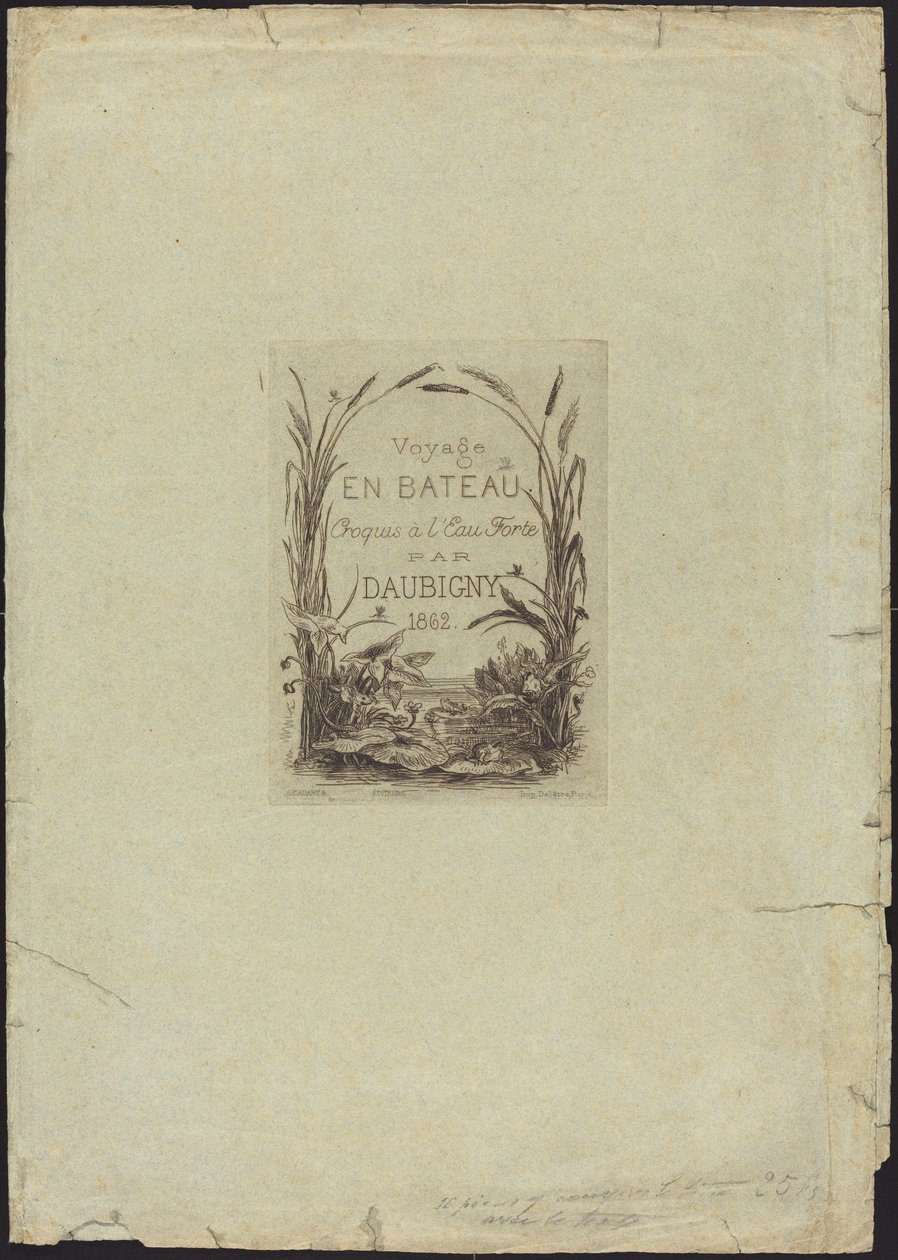 Burkolat a "csónakkiránduláshoz" alkotó: Charles Francois Daubigny