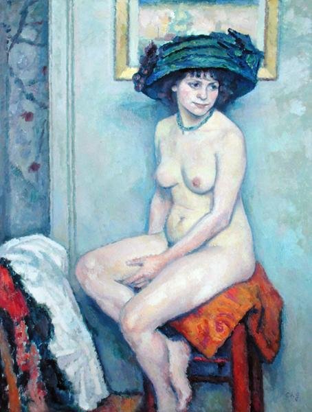 Akt, 1910 körül (olaj, vászon) alkotó: Charles Francois Prosper Guerin