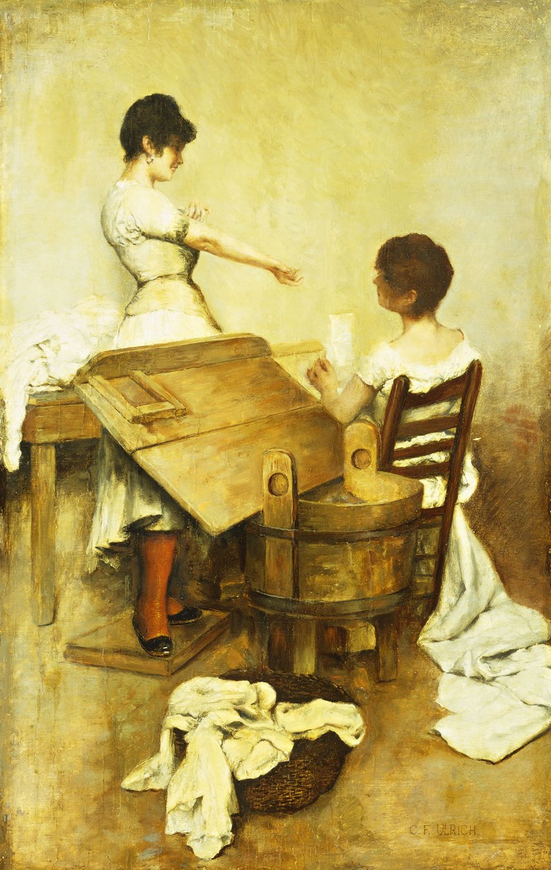 Mosók, alkotó: Charles Frederic Ulrich