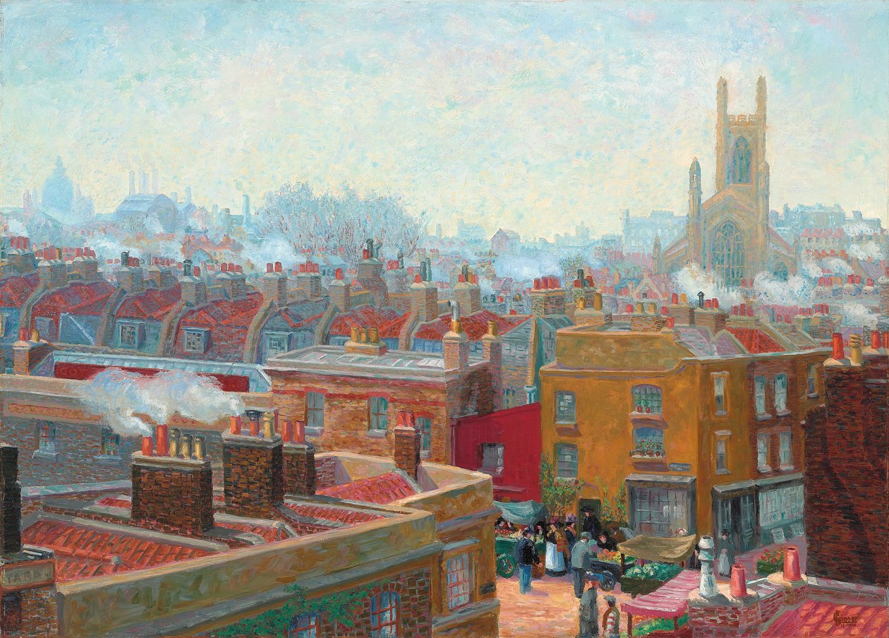 Egy sarok a Chelsea-ben alkotó: Charles Ginner