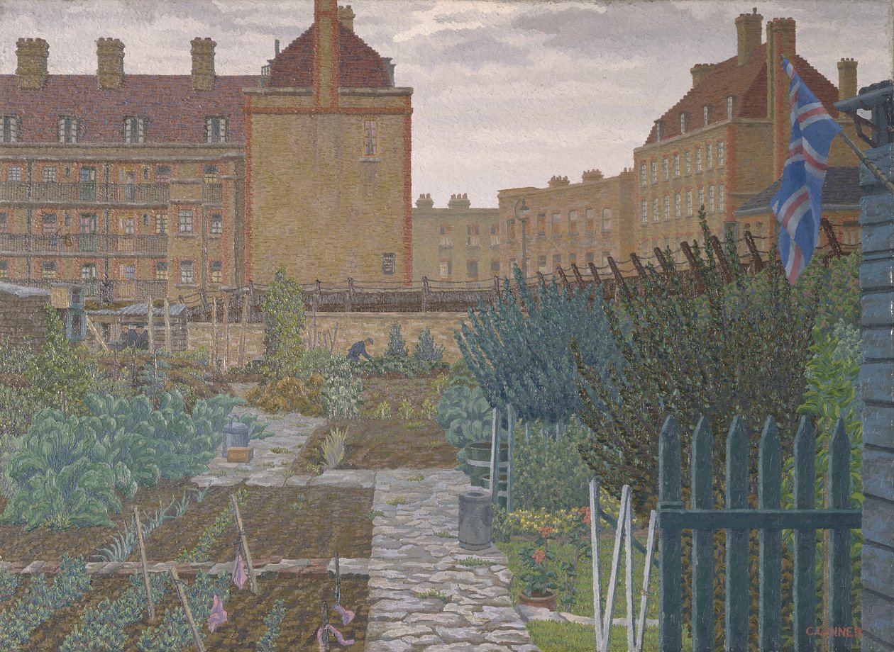 Bethnal Green Allotment alkotó: Charles Ginner