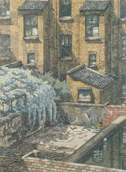 Kihalt házak, Pimlico alkotó: Charles Ginner