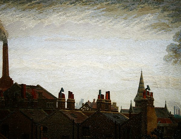 Tetőtetők, Pimlico alkotó: Charles Ginner