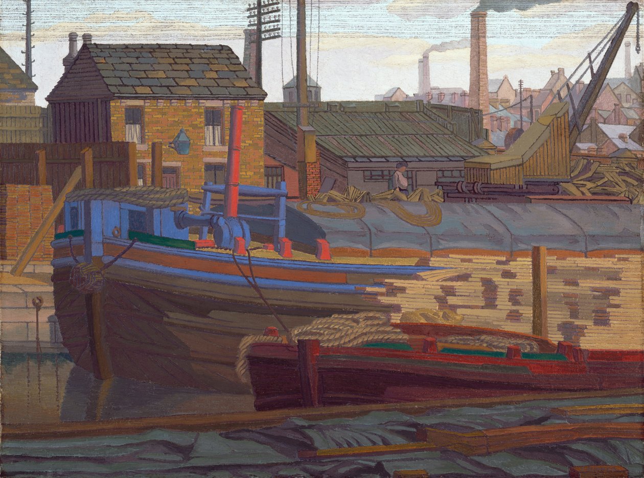 A bárkák, Leeds alkotó: Charles Ginner