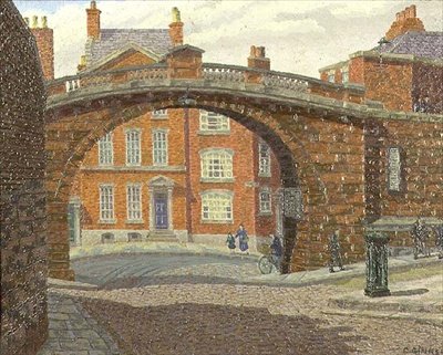 A Watergate, Chester alkotó: Charles Ginner