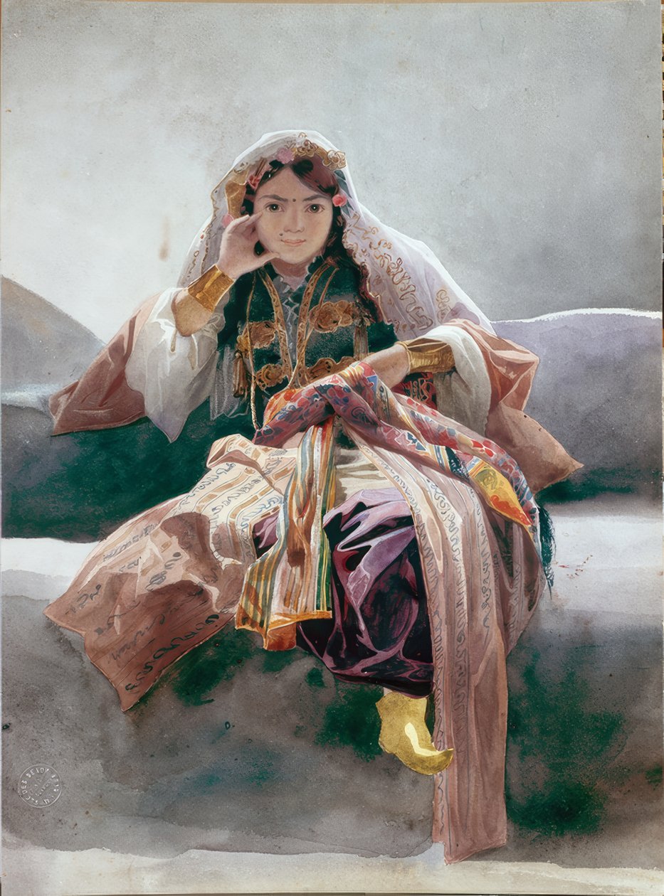 Szmirnai zsidó nő alkotó: Charles Gleyre
