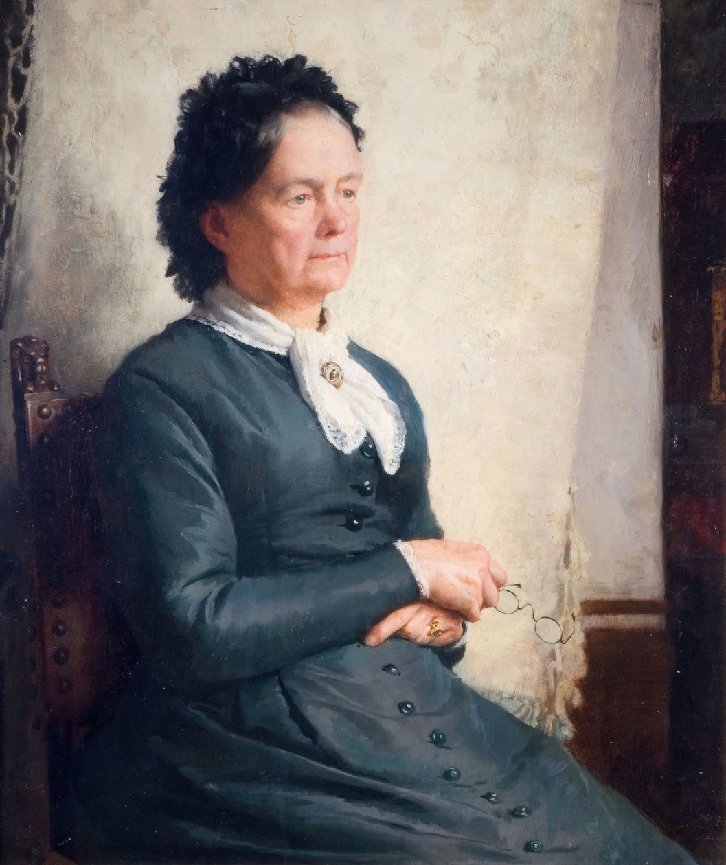 A művész anyjának portréja, 1885. alkotó: Charles Gogin