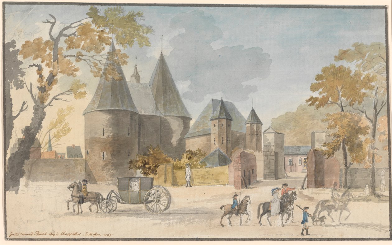 Kapu Bursit felé, Aix-la-Chapelle alkotó: Charles Gore
