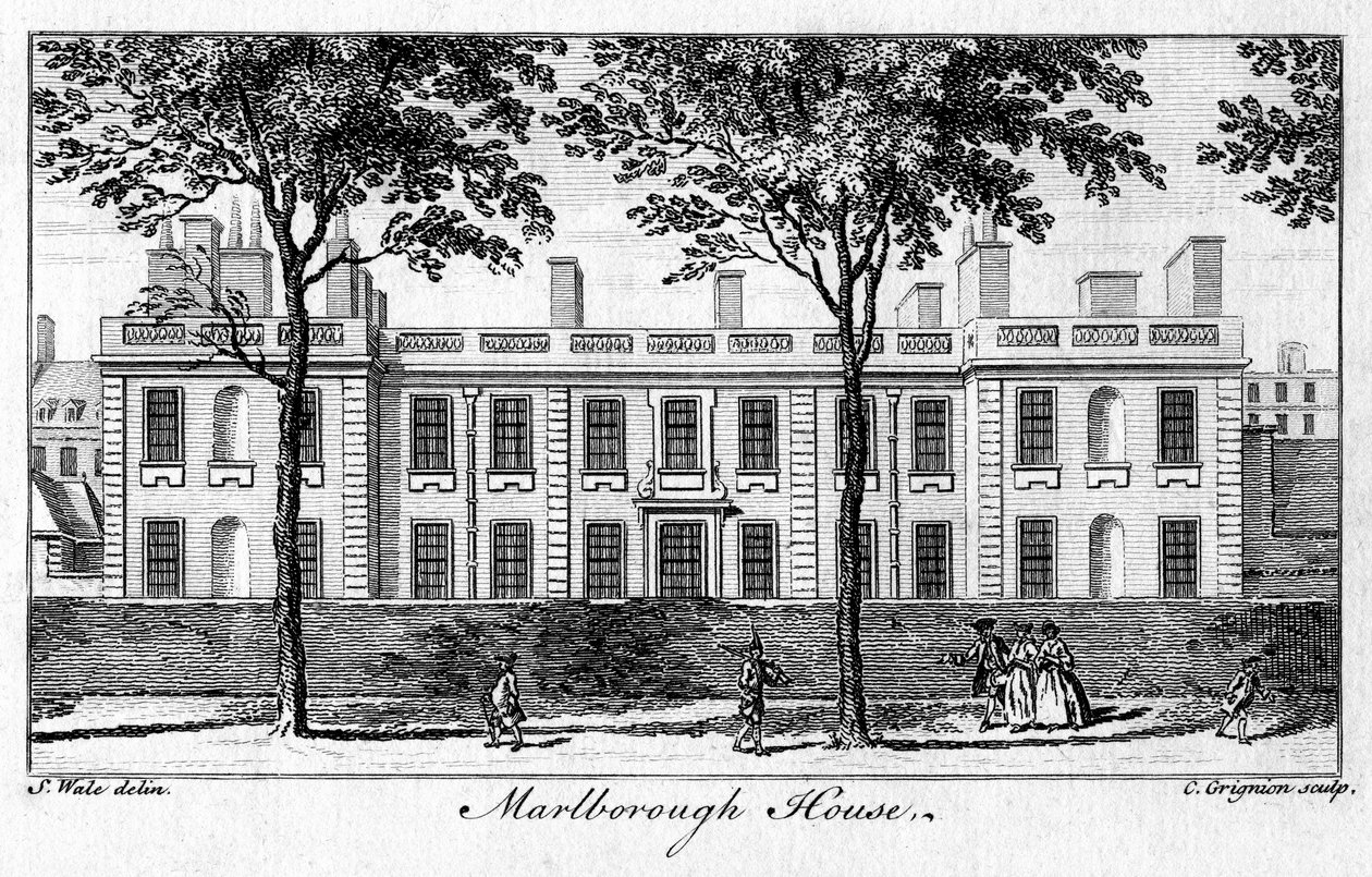 Marlborough House, London. alkotó: Charles Grignion