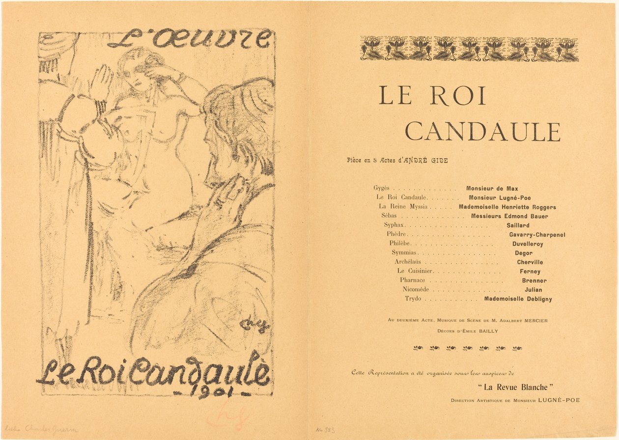 Candaule király alkotó: Charles Guerin