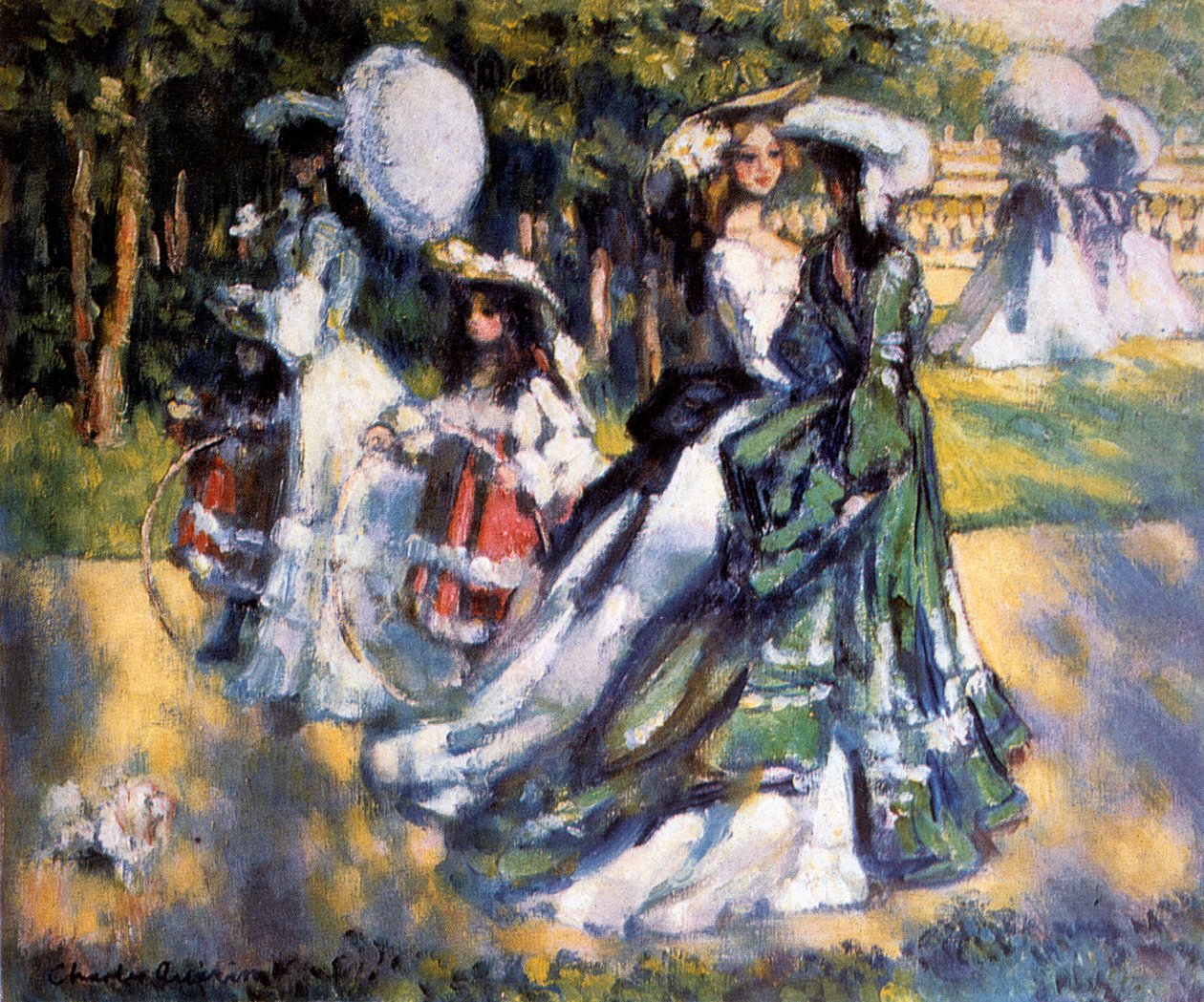 Sétány, 1911 alkotó: Charles Guerin