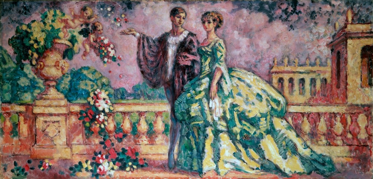 A séta, 1911. alkotó: Charles Guerin