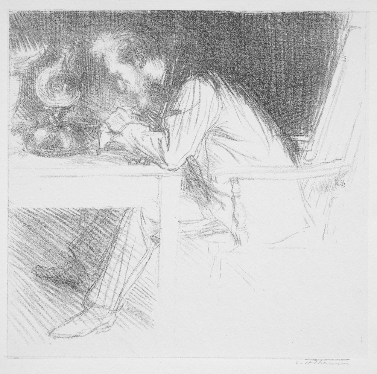 Charles Ricketts, 1894. alkotó: Charles Haslewood Shannon