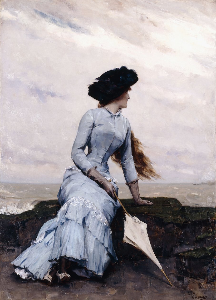 Tengerre néz, alkotó: Charles Hermans