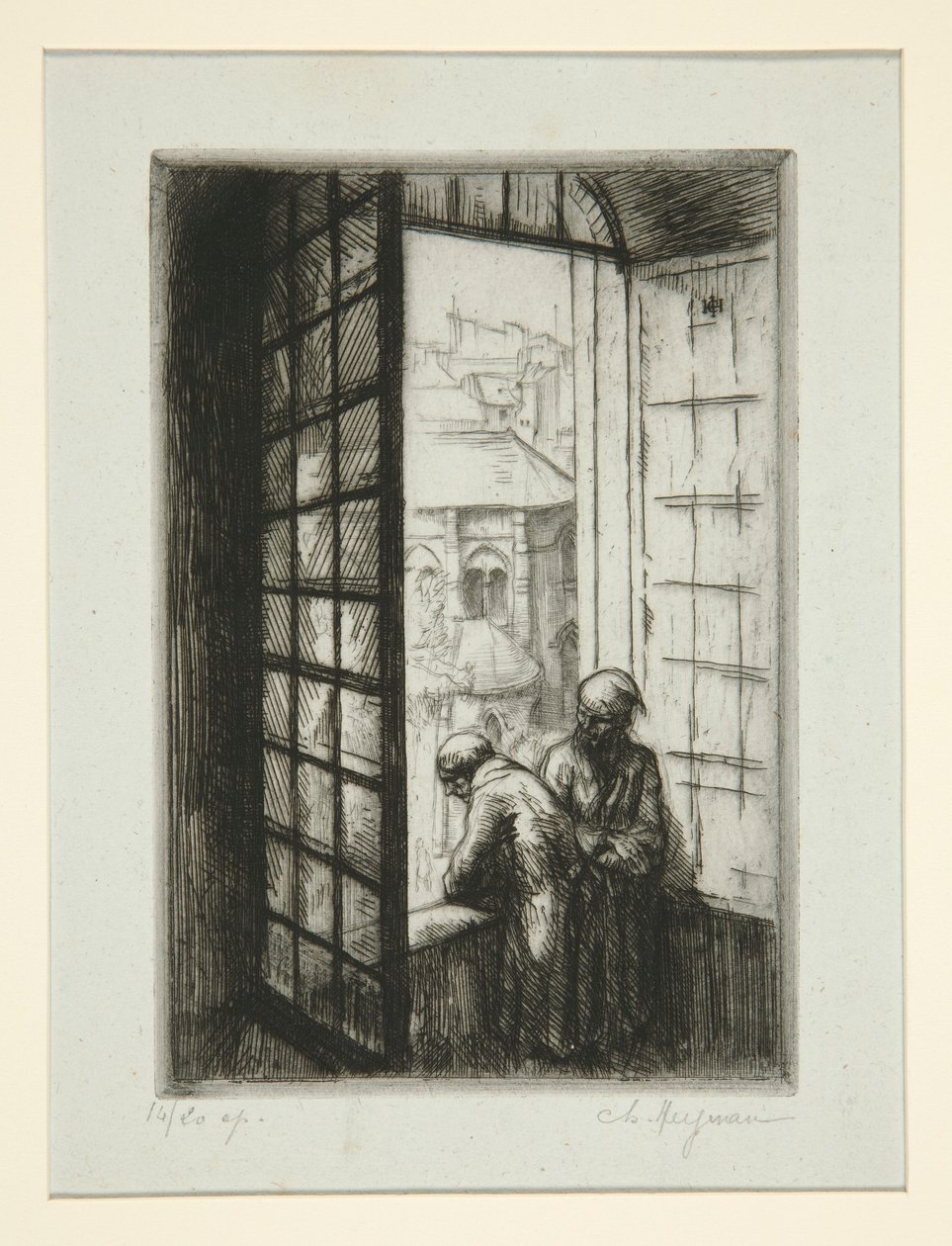 A régi Hôtel-Dieu ablaka alkotó: Charles Heyman