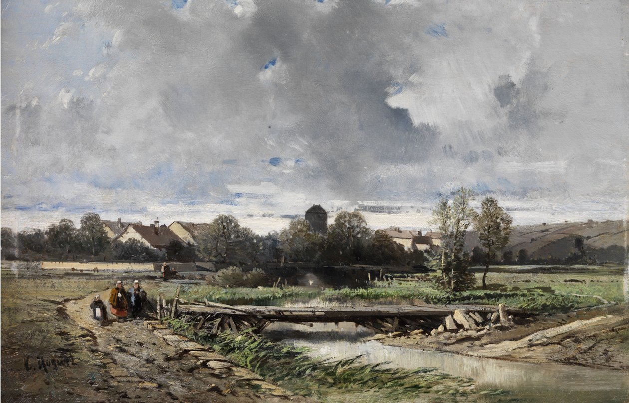 Egy normandiai falu alkotó: Charles Hoguet