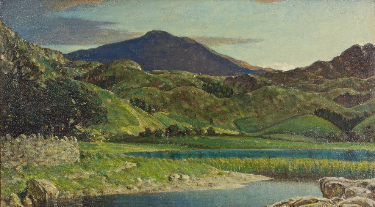 Watendlath Tarn, Keswick közelében, 1919 alkotó: Charles John Holmes