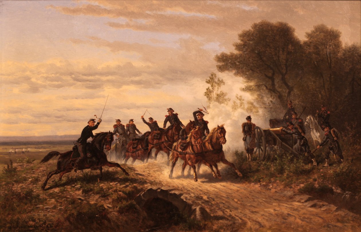 Régi akkumulátor a Vaud -tól alkotó: Charles Humbert