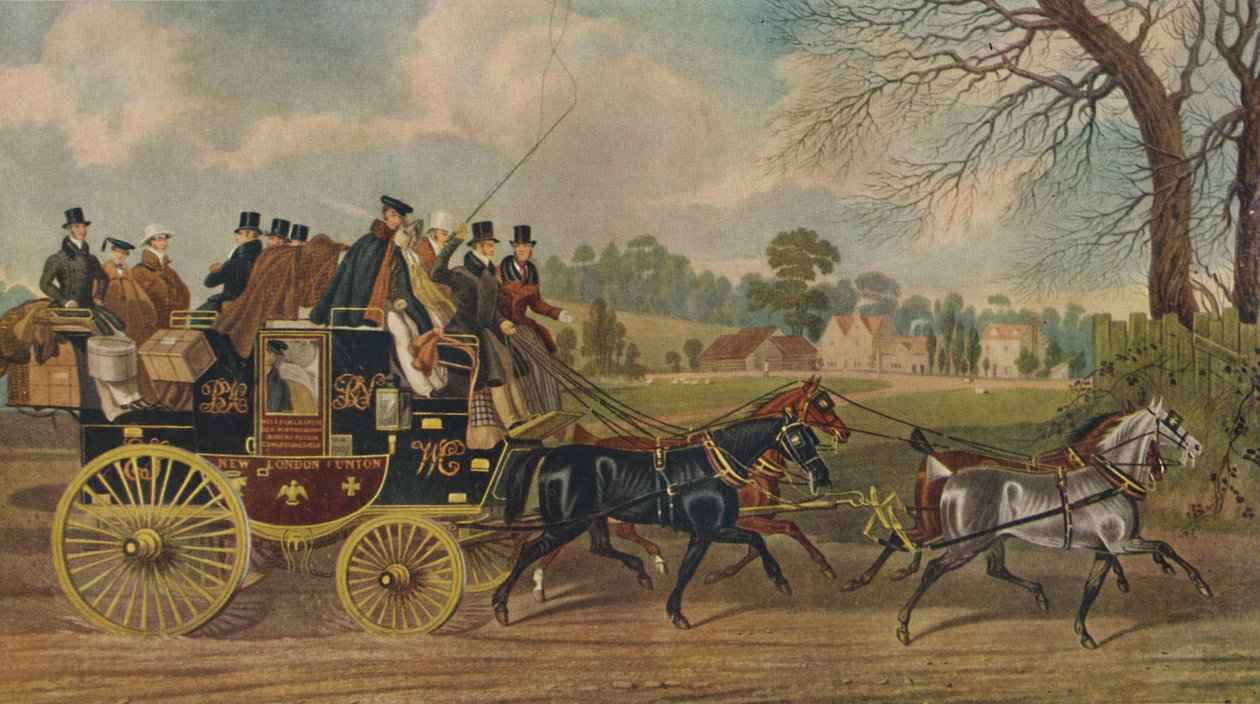 Roadsters, New London Union Coach, 1840, 1929 alkotó: Charles Hunt