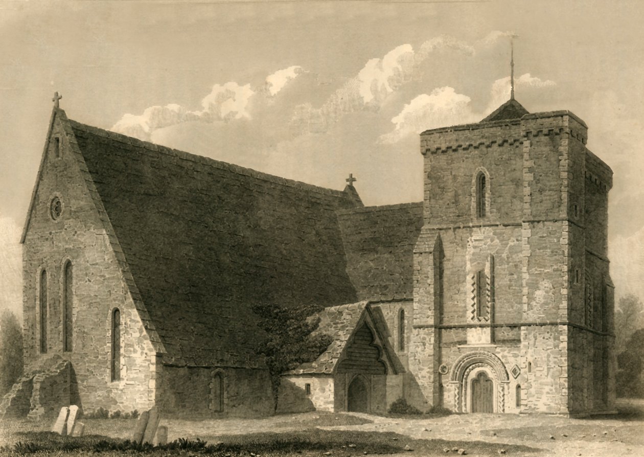 Climping templom, 1835. alkotó: Charles J. Smith